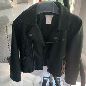 Joe Fresh Faux Leather Jacket - Toddler Girl